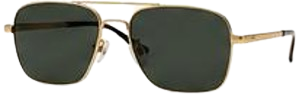 Golden Square Metal Aviator Sunglasses